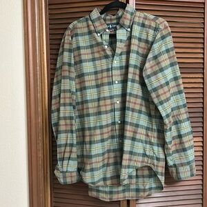 Ralph Lauren green checkered shirt